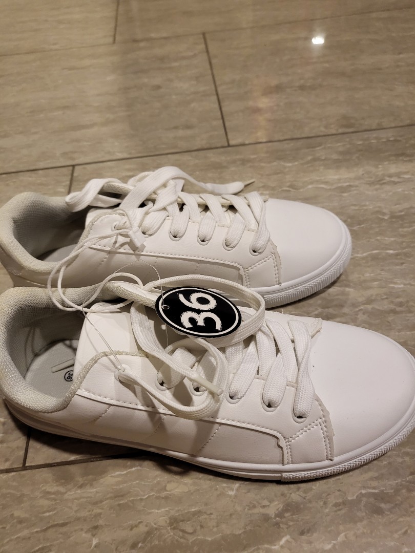 classic white sneakers