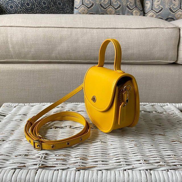 Coach mini top handle saddle bag 2025