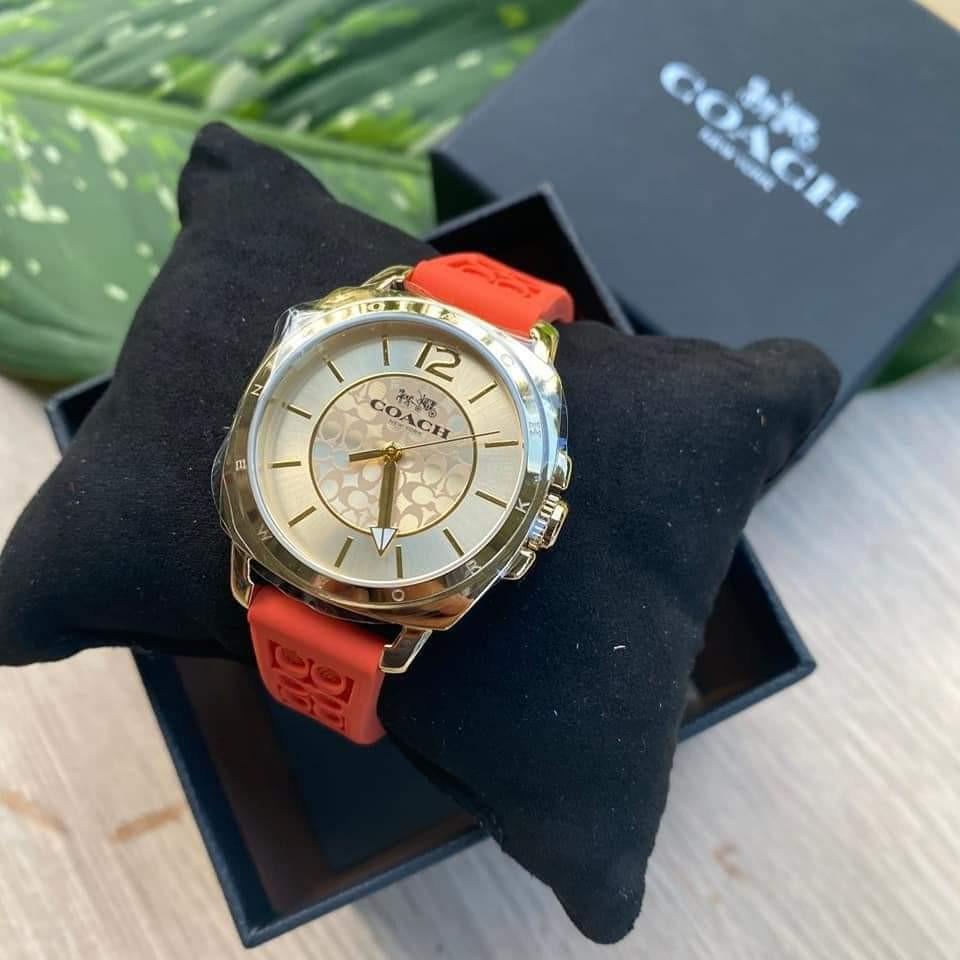 Coach rubber watch deals
