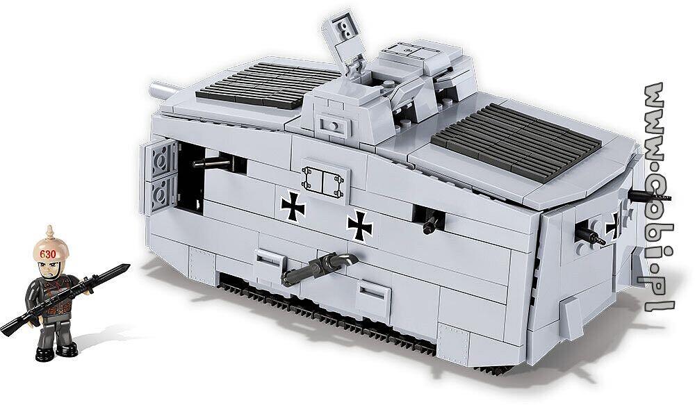 COBI GERMAN A7V STRUMPANZERWAGEN WW1 TANK BRICKS LEGO COMPATIBLE Hobbies Toys Toys Games on Carousell