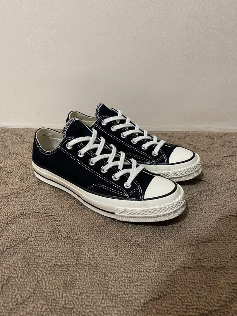Converse Chuck Taylor 70 Low Black, Men's Fashion, Footwear, Sneakers on  Carousell
