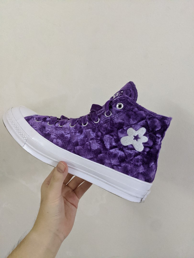 Golf le fleur x top converse purple