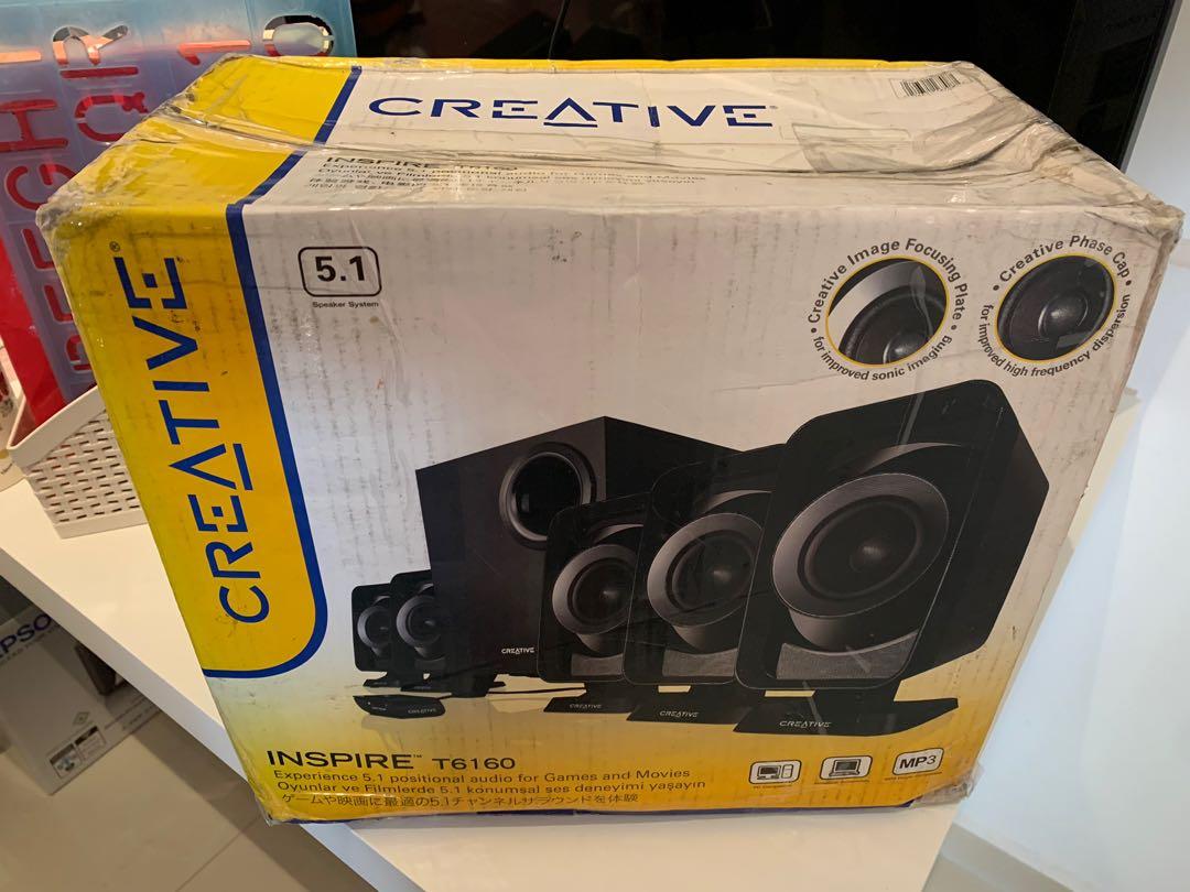 CREATIVE INSPIRE T6160 (5.1 Speaker System), Audio, Soundbars, Speakers