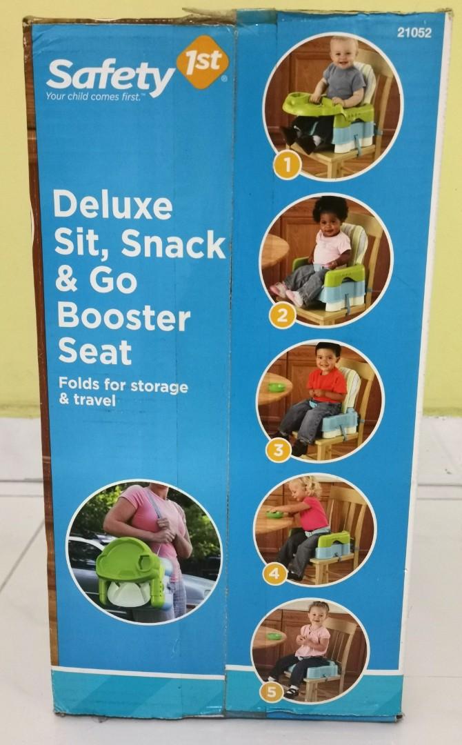 Deluxe sit snack store and go booster seat