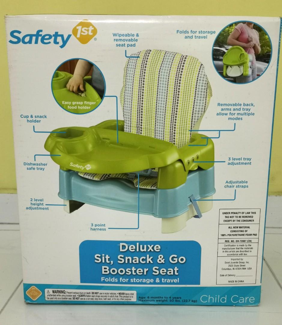 Deluxe sit snack sales and go booster seat