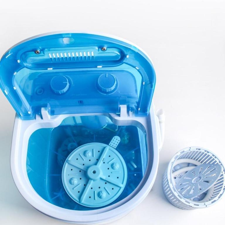 Display4top Portable Mini Washing Machine Spin Cycle W/ Basket,3.2KG, TV & Home Appliances