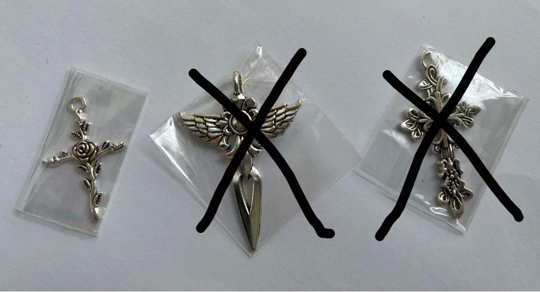 Diy材料鏈十字架銀飾 興趣及遊戲 手作 自家設計 文具及工藝 手作 Carousell