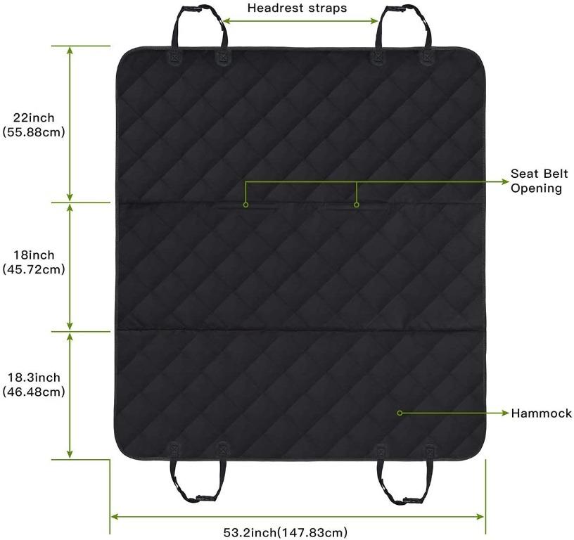Shine hai dog car seat cover top