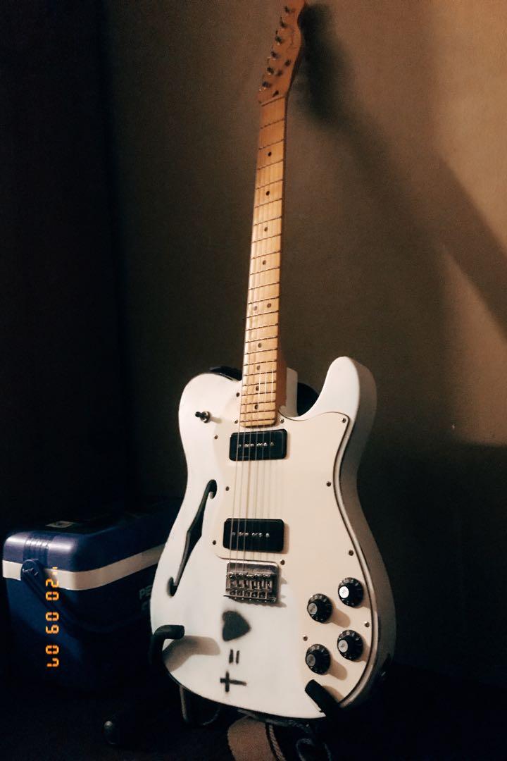 Fender modern player thinline deluxe discount