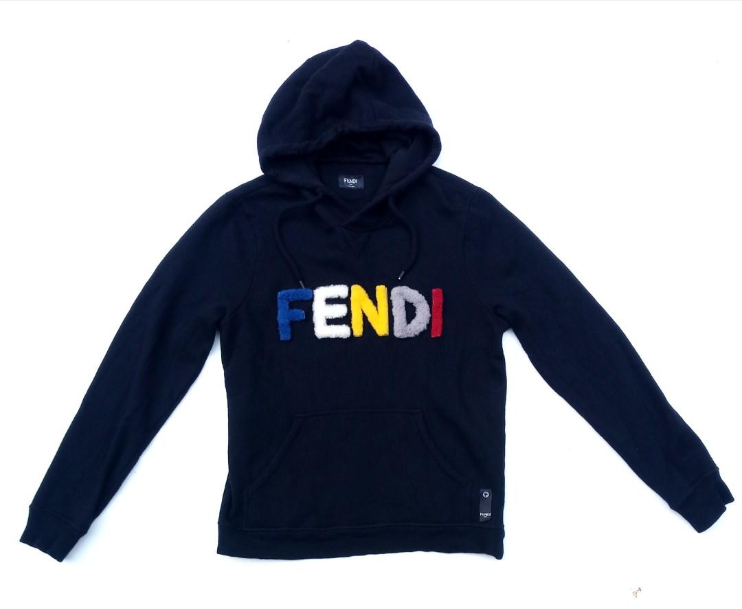 fendi shearling hoodie