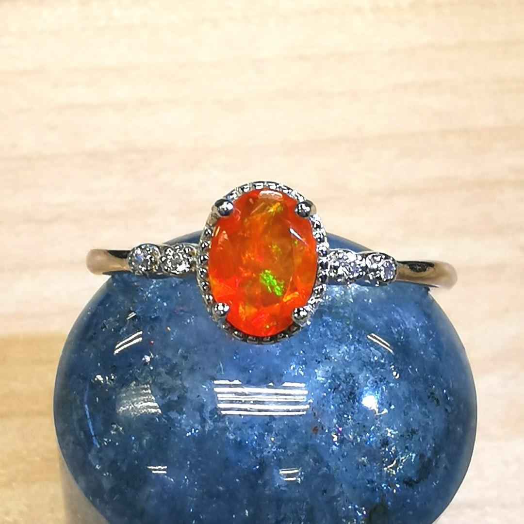 Red opal jewelry top