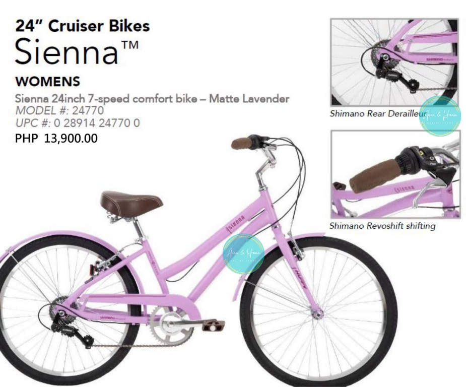 Huffy sienna 24 inch deals