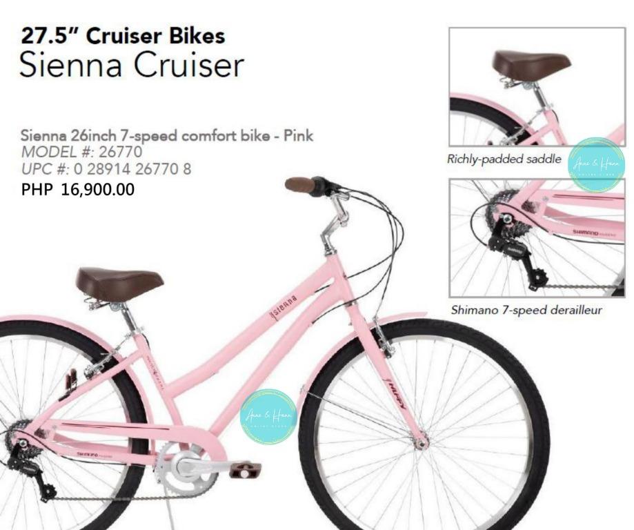 Sienna women's comfort 2025 bike