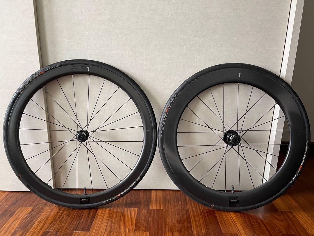 Giant SLR 1 Wheels - Disc Brakes (42/65mm), Sports Equipment, Bicycles \u0026  Parts, Parts \u0026 Accessories on Carousell