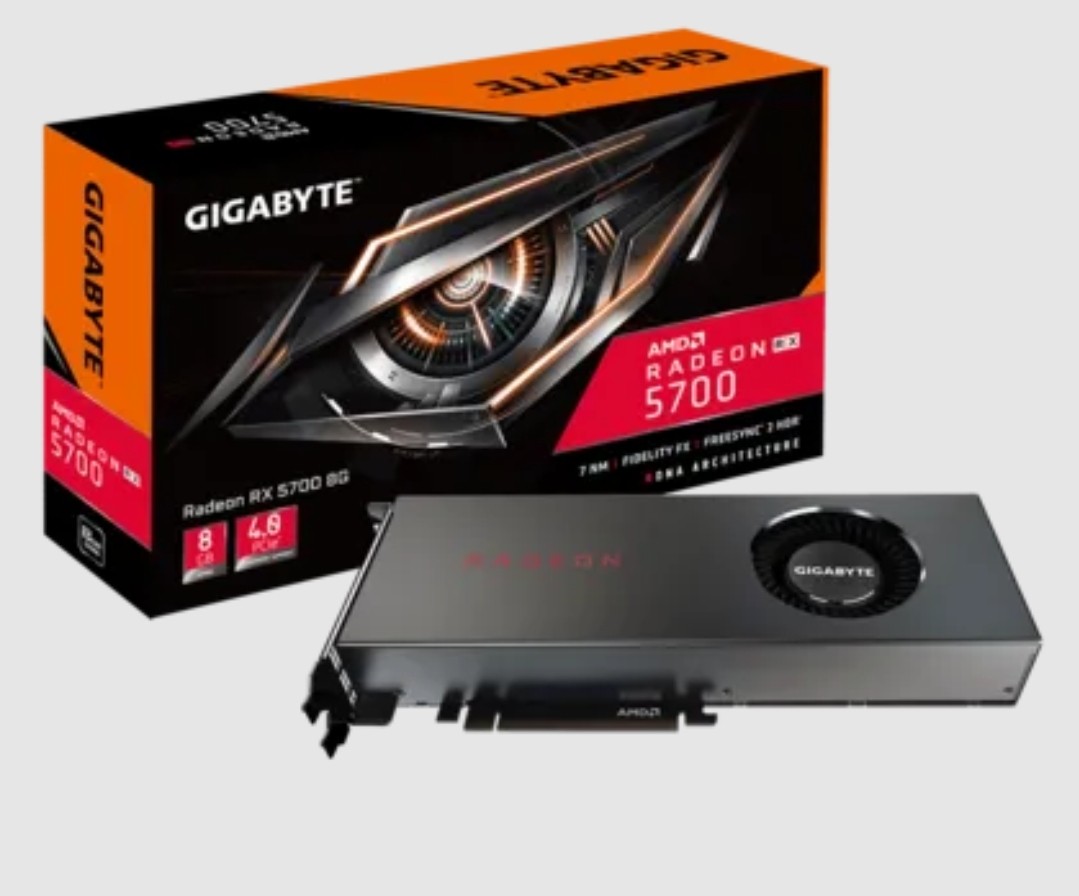 Reference Rx 5700 Gigabyte Radeon RX5700 8GB GDDR6 PCI-E 4.0 Reference Card FHR ...