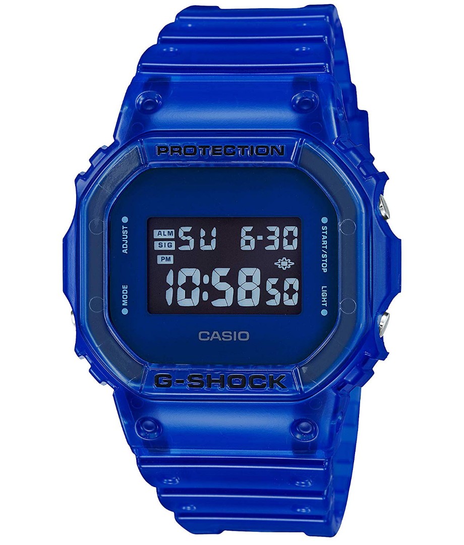 G shock petak jelly store biru