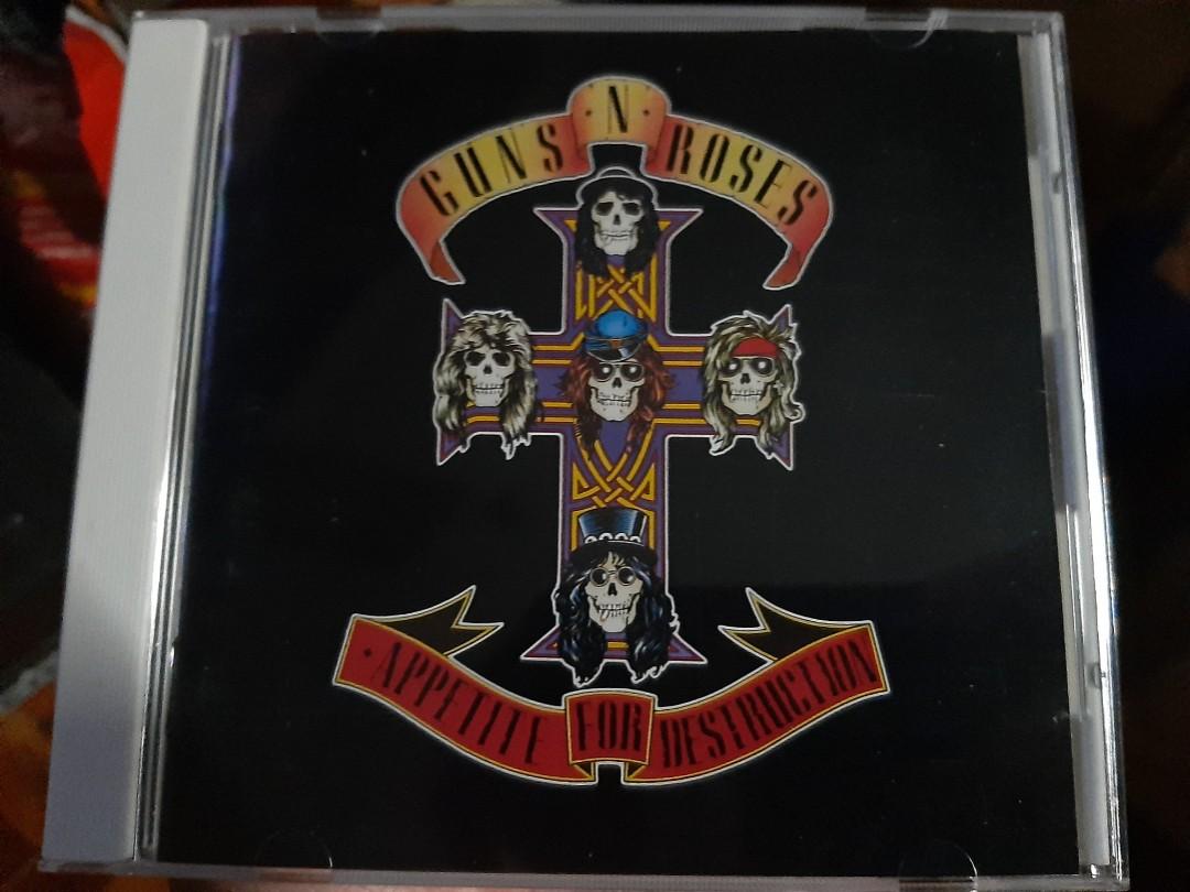 Guns N' Roses (Category: CDs & DVDs) located in Paranaque City. Submitted by zerosiege (Listing ID 1149734730, Image 1). Description: Guns N' Roses Appetite For Destruction (500PHP) Japanese Pressing Item is in pristine mint condition Payment via BPI or Gcash Shipping Fee: 150PHP.