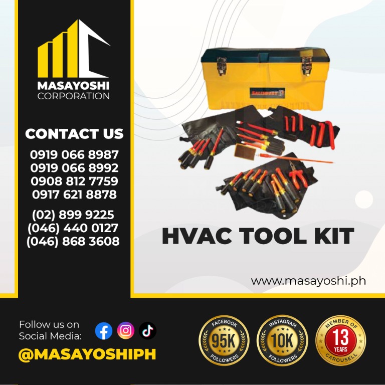 HVAC Tool Kit Tool Set Electrical Tool, Commercial & Industrial