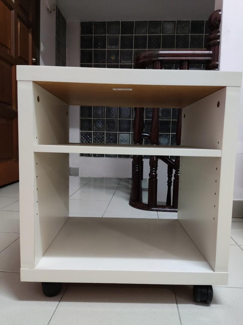 Ikea bedside table with roller, Furniture & Home Living, Furniture on