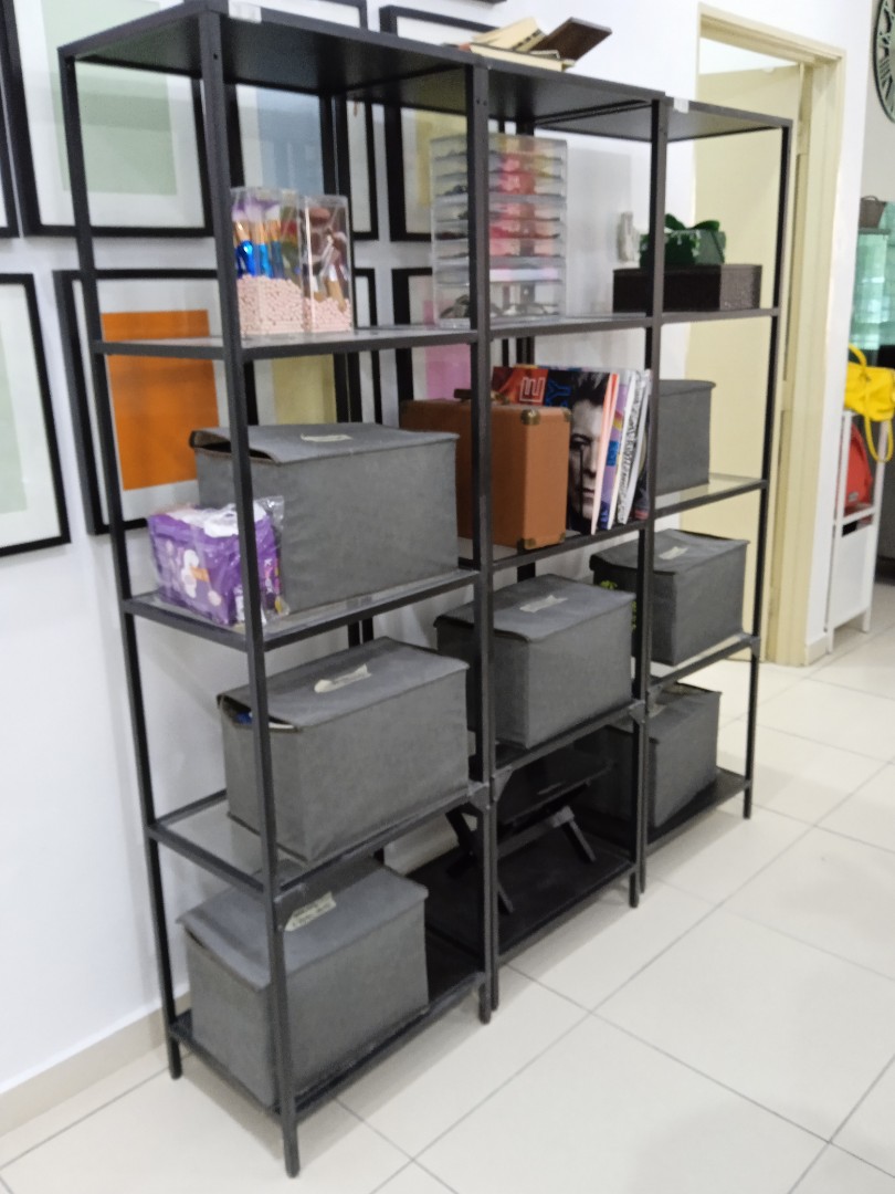 IKEA Vittsjo Shelving Unit (3 units), Furniture & Home Living