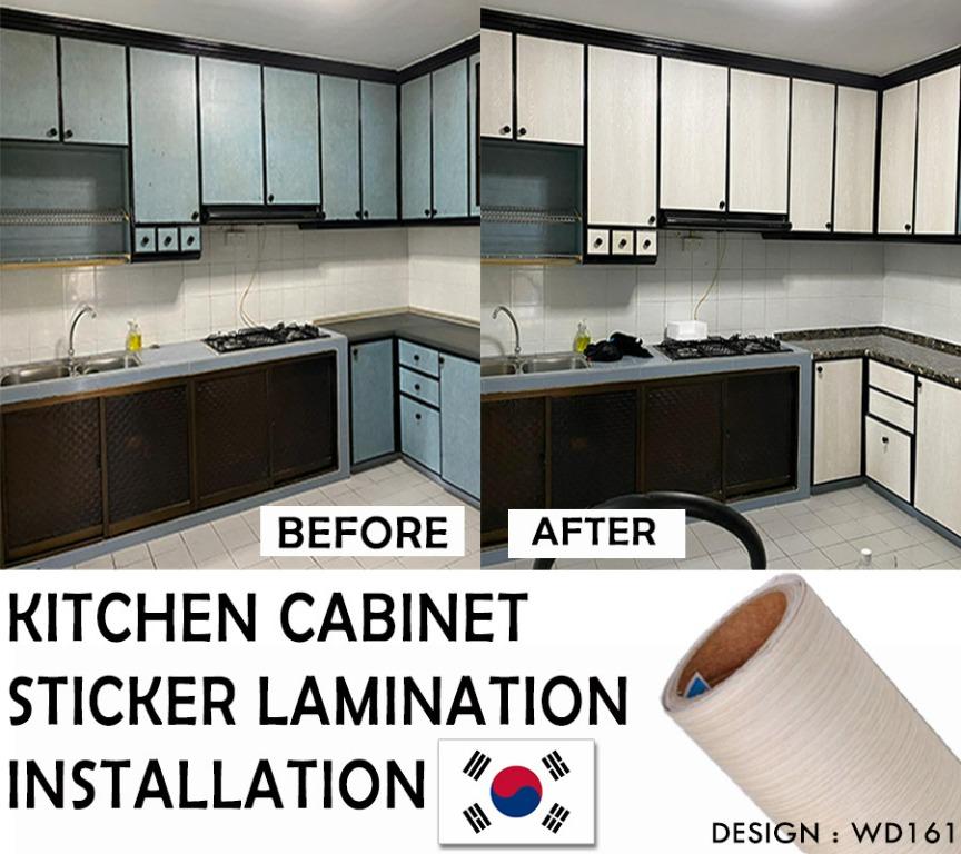 INFEEL Kitchen Cabinet Laminate / Kitchen Top Sticker / Kitchen Set ...