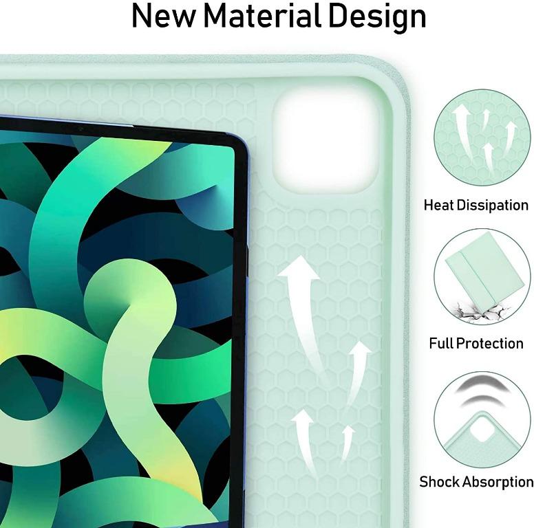 iPad Air 4th Generation Case with Keyboard (2020, 10.9 inch) & Builtin