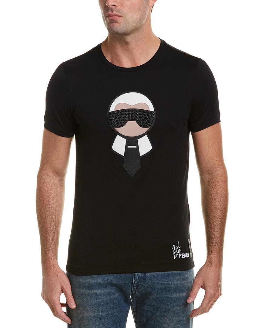 🔳 Karl Loves Fendi T-Shirt 🔲 , Men's Fashion, Tops & Sets