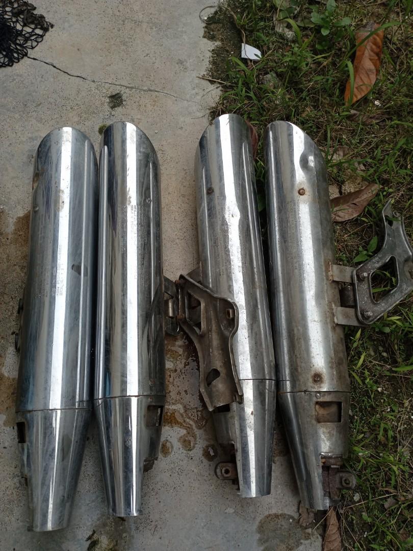 Kawasaki vulcan 500 exhaust deals