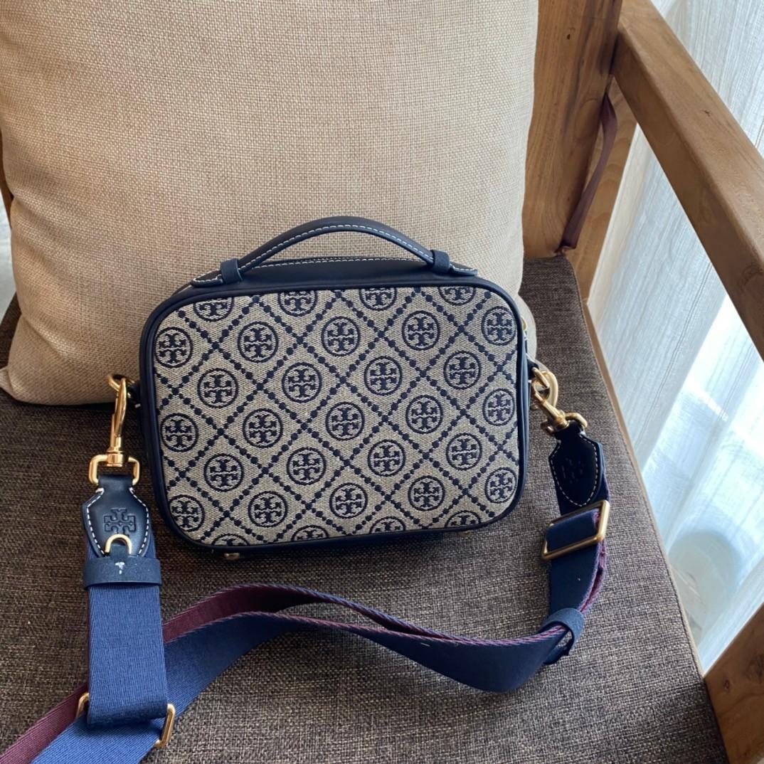 PREORDER) TORY BURCH - T MONOGRAM JACQUARD CAMERA BAG 79356, Luxury, Bags &  Wallets on Carousell