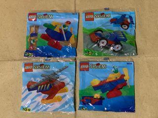 LEGO SYSTEM Lot of 4 EXCLUSIVE POLYBAG Construction Block Toys