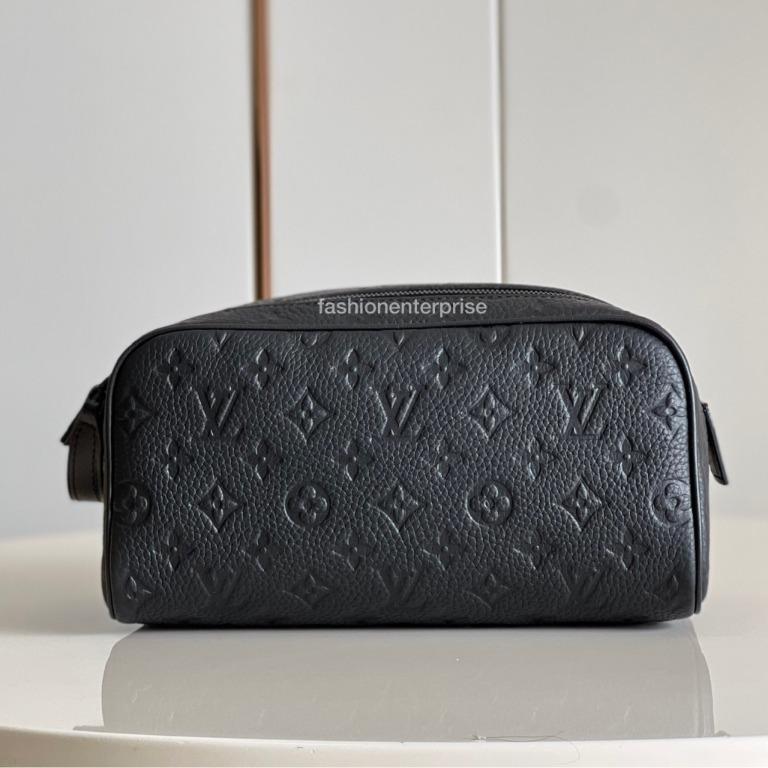 Louis Vuitton Dopp Kit Monogram Black Taurillon