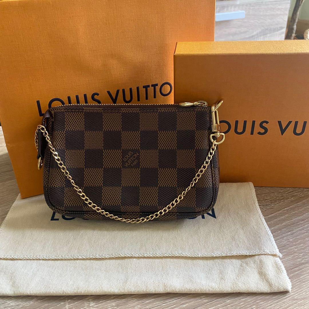 ON-HAND: Authentic Louis Vuitton Mini Pochette Accessoires in Damier Azur  Canvas, Luxury, Bags & Wallets on Carousell