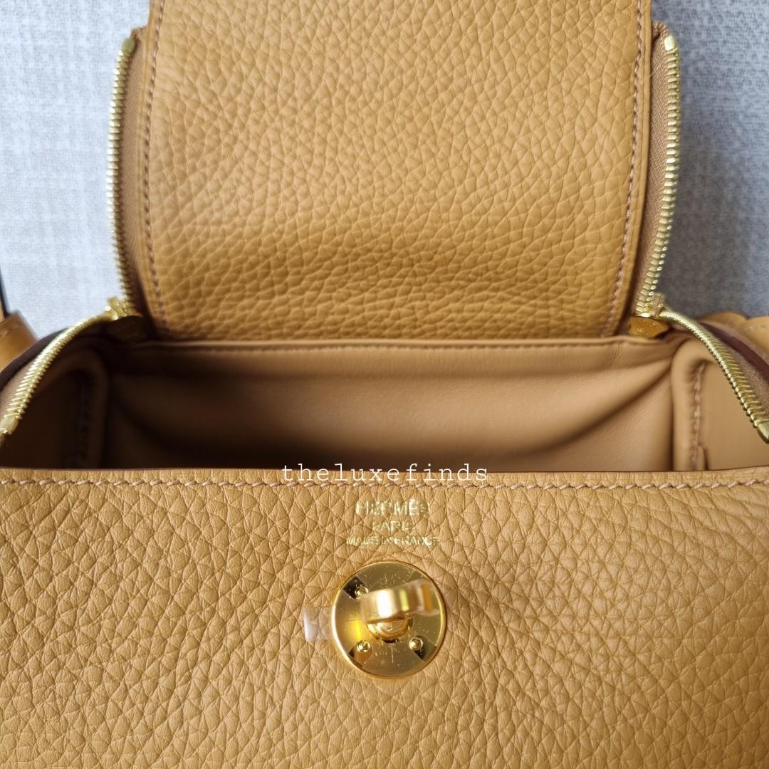 Hermes Mini Lindy Biscuit PHW RJC1703 – LuxuryPromise