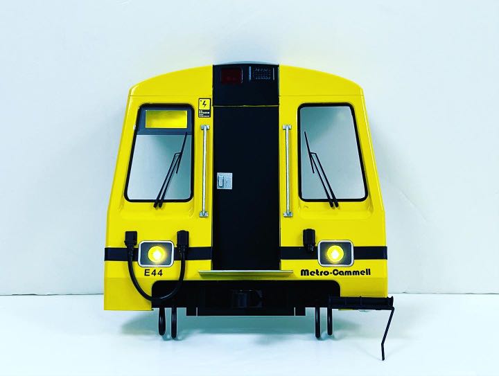 1/16 MTR 港鐵前KCR 九廣鐵路黃頭車頭模具Metro-Cammell 火車模型