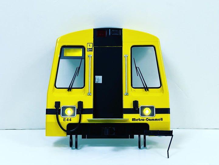 1/16 MTR 港鐵前KCR 九廣鐵路黃頭車頭模具Metro-Cammell 火車模型