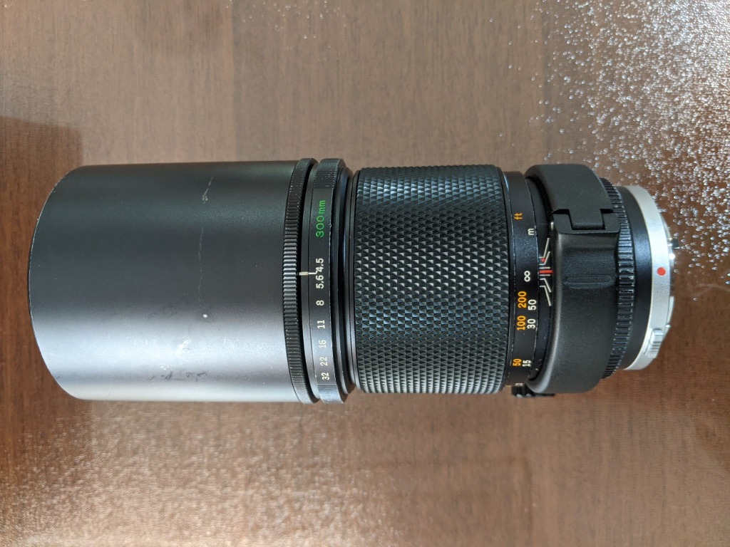 Olympus Zuiko OM-SYSTEM AUTO-T 300mm f4.5 manual lens, 攝影器材, 鏡頭及裝備-  Carousell