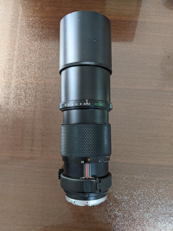 Olympus Zuiko OM-SYSTEM AUTO-T 300mm f4.5 manual lens, 攝影器材