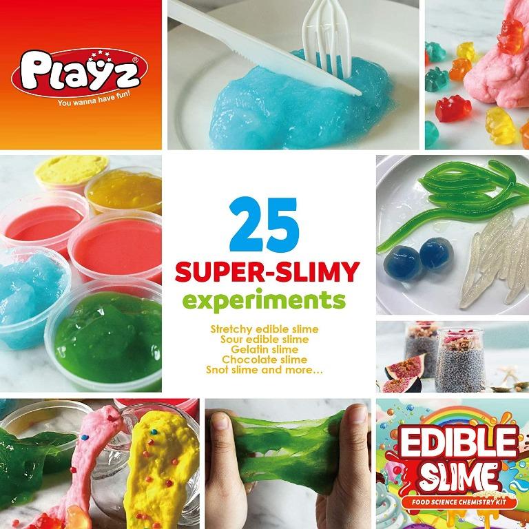 Playz Edible Slime Candy Making Food Science Chemistry Kit for Kids