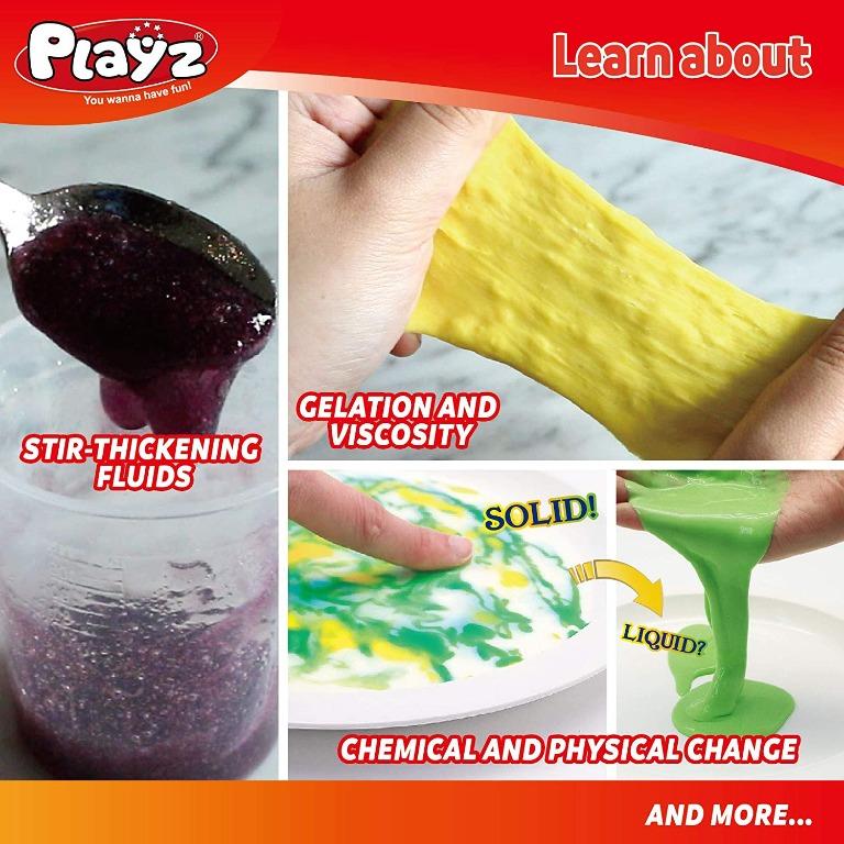 Playz Edible Slime Candy Making Food Science Chemistry Kit for Kids