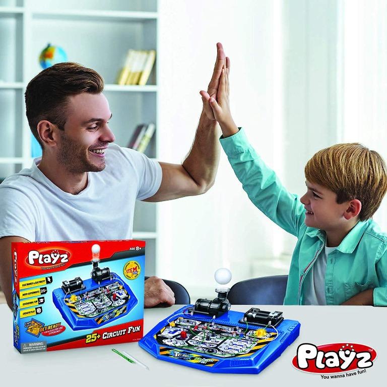Playz Electrical Circuit Board Engineering Kit for Kids with 25+ STEM ...