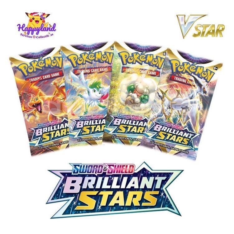 Pokemon TCG Brilliant Stars Booster Pack, Hobbies & Toys, Toys & Games on  Carousell