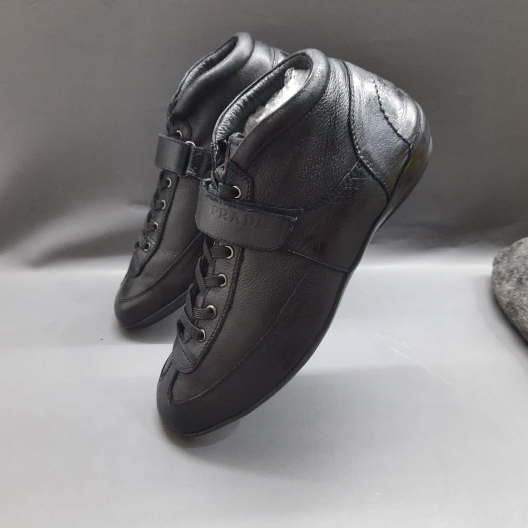 prada black high tops