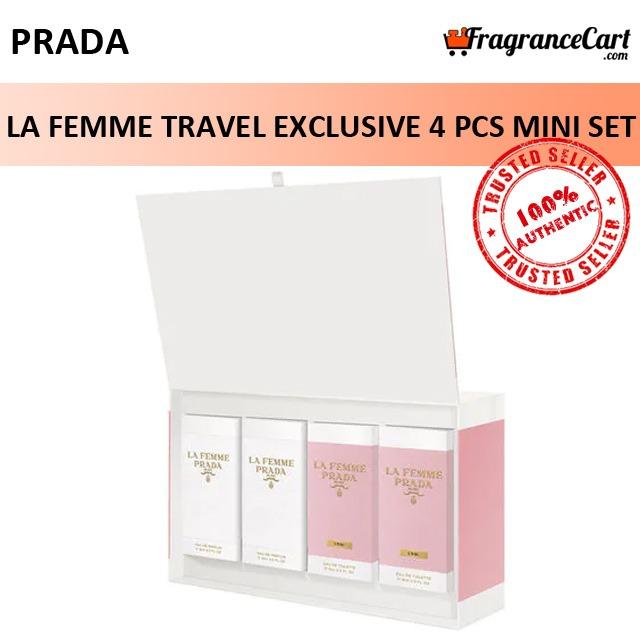 Prada 4 Pcs Mini Set For Women