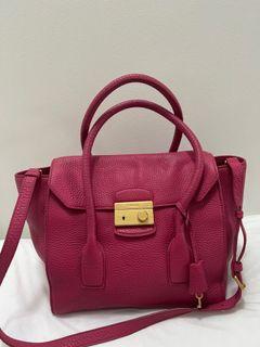 Prada Vitello Daino Twin Pocket Flap Tote