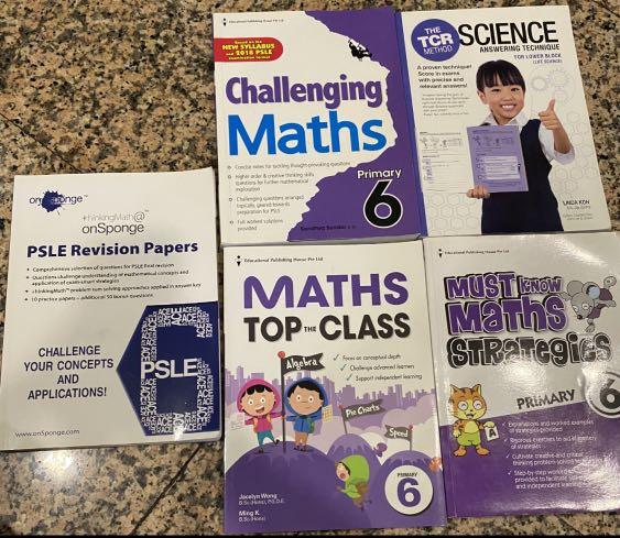 Pri 6 PSLE Math & Science Assessment Books, Hobbies & Toys, Books ...