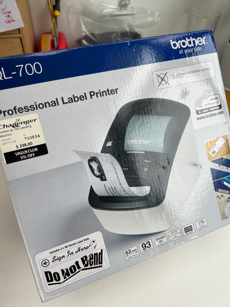 Professional label printer brother, Computers & Tech ...