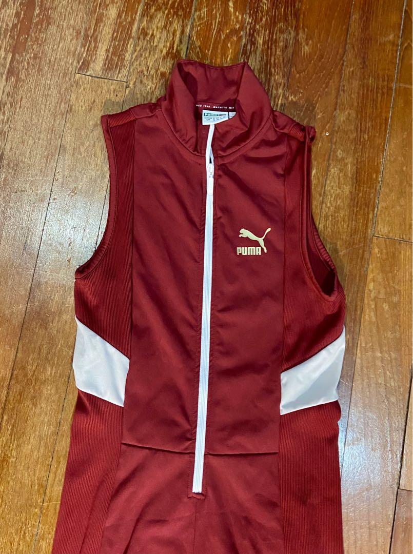 Puma jumpsuit red store