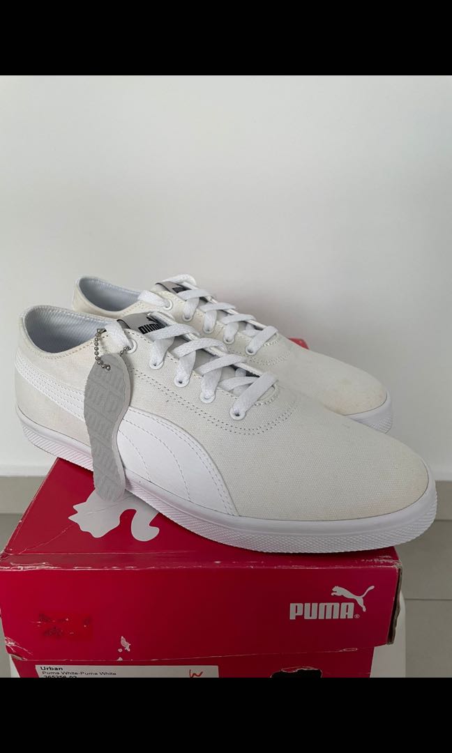 Puma White Urban Men s Fashion Footwear Sneakers on Carousell