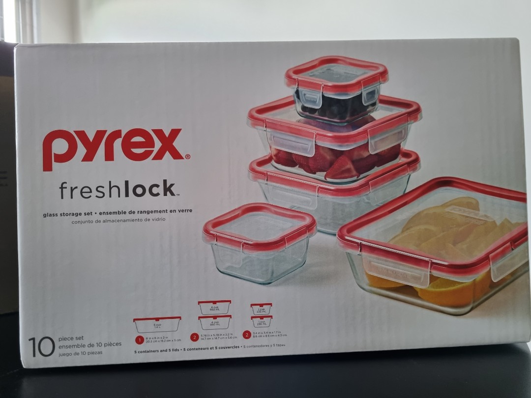 Pyrex Freshlock 10 Piece Set