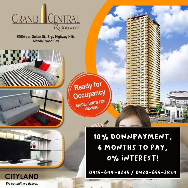 RFO condo near MRT Shaw, Starmall, Megamall, Ortigas CBD, Property, For
